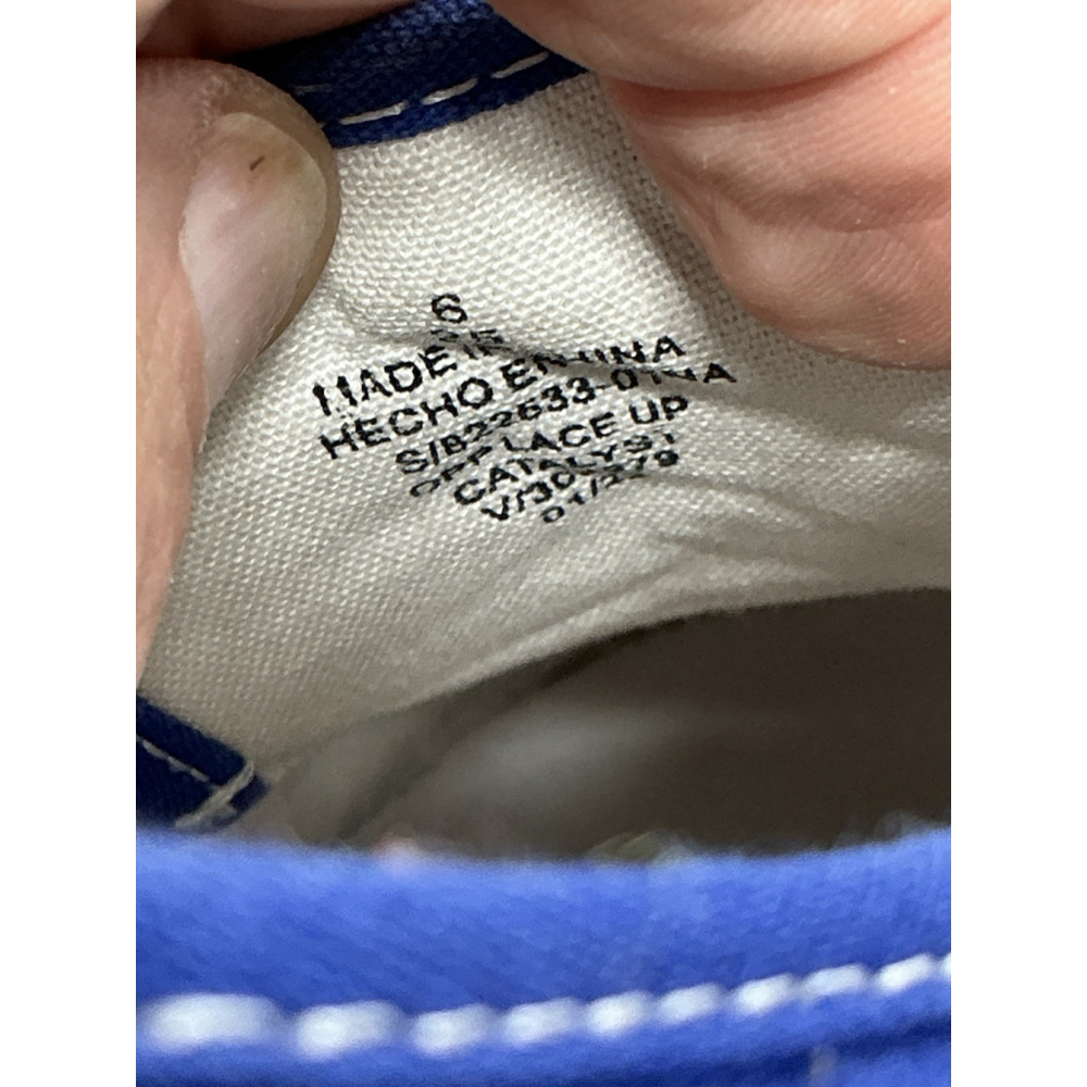 Womans Old Navy Catalyst Bungee Lace Sneakers Size 6 Blue - Picture 5 of 7